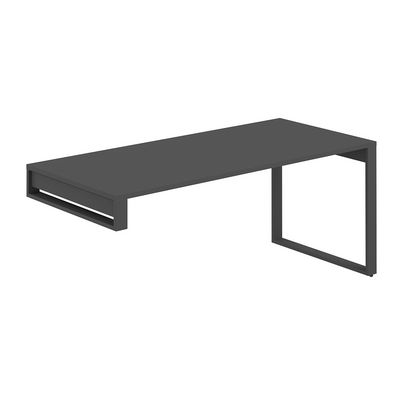 Allegro cabinet AG.001.AN.72.AN (Антрацит/Антрацит) Стол на опорную тумбу профиль О-образный