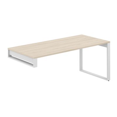 Allegro cabinet AG.001.AR.72.WH (Акация Равелло/Белый) Стол на опорную тумбу профиль О-образный