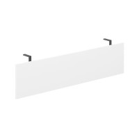 Allegro cabinet AG.010.WH.AN (Белый снег/Антрацит) Передняя панель для стола на опорной тумбе с комплектом креплений