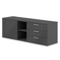 Allegro cabinet AG.295.AN.AN.AN.R (Антрацит) Тумба опорная правая