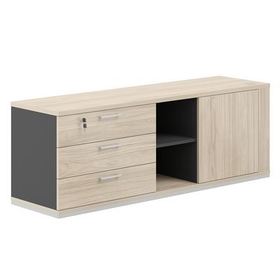 Allegro cabinet AG.295.AN.AR.AR.L (Антрацит/Акация Равелло) Тумба опорная левая
