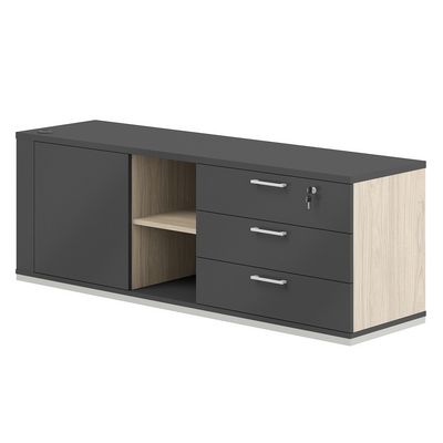 Allegro cabinet AG.295.AR.AN.AN.R (Акация Равелло/Антрацит) Тумба опорная правая