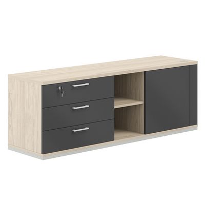 Allegro cabinet AG.295.AR.AR.AN.L (Акация Равелло/Антрацит) Тумба опорная левая