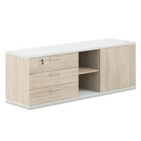 Allegro cabinet AG.295.AR.WH.AR.L (Акация Равелло/Белый снег) Тумба опорная левая