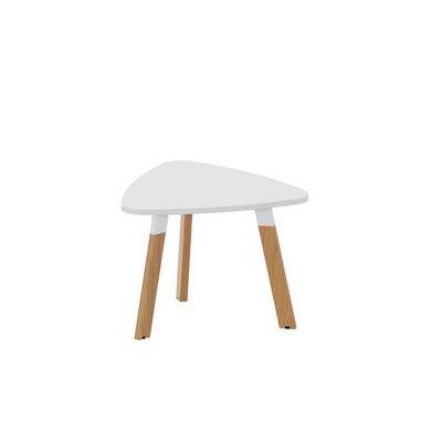 Artwood Executive AWCT40 BLBH (Белый/Бук) Треугольный журнальный стол