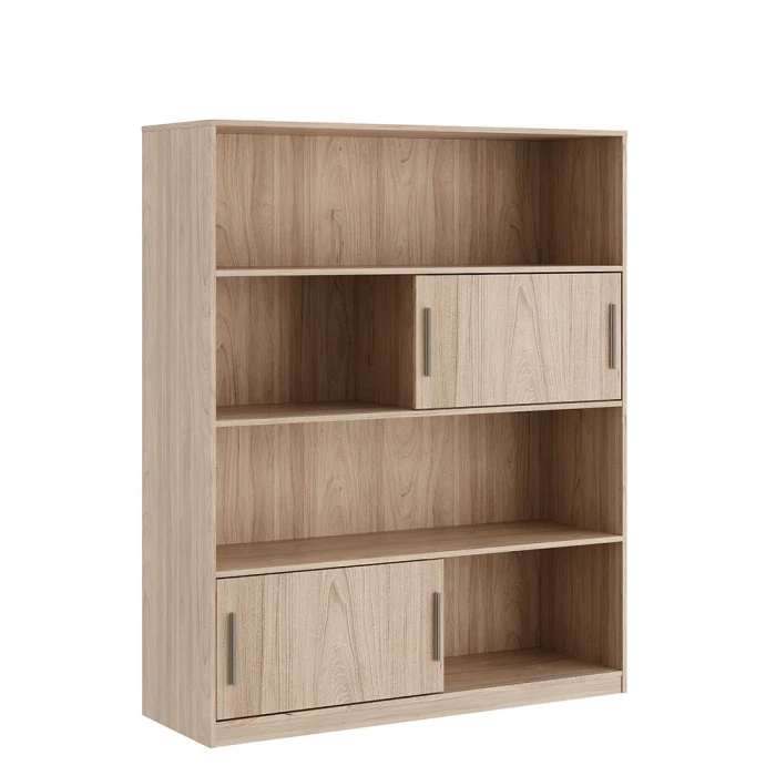 Стеллаж AST33950802 в отделке Вяз, 1350х450х1650 мм