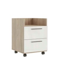 Asti AST33931221 (вяз/белый) Тумба подкатная