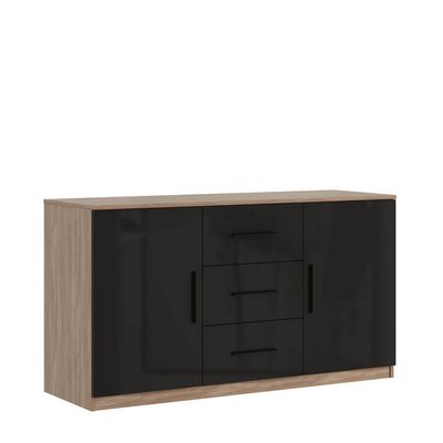 Asti AST33941743 (дуб/черный) Креденция с ящиками