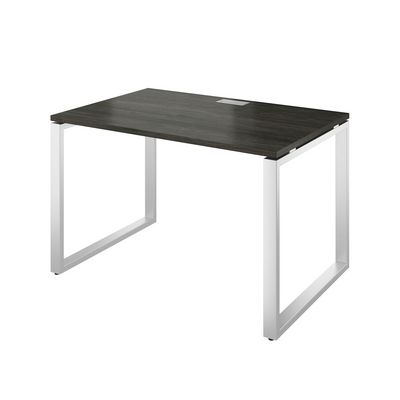 Атлон АТЛ01.12 (Карбон дерево/Серый) Стол прямой на О-образных опорах