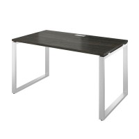 Атлон АТЛ02.12 (Карбон дерево/Серый) Стол прямой на О-образных опорах