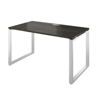 Атлон АТЛ02.12 (Карбон дерево/Серый) Стол прямой на О-образных опорах