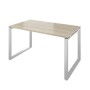 Атлон АТЛ02.44 (Скандинавское дерево/Серый) Стол прямой на О-образных опорах