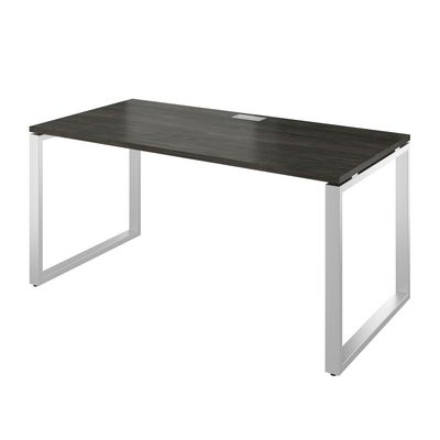 Атлон АТЛ03.12 (Карбон дерево/Серый) Стол прямой на О-образных опорах