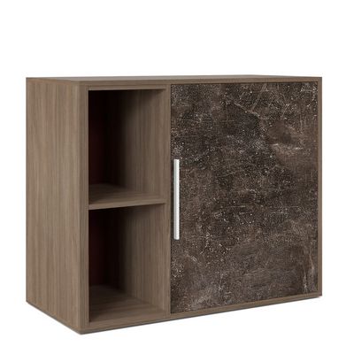 B-tone BTN36151242 (Дуб урбан/Бетон темный) Шкаф низкий с вертикальной нишей