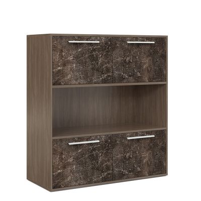 B-tone BTN36154442 (Дуб урбан/Бетон темный) Шкаф средний с горизонтальной нишей