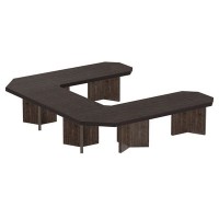 Bern System-05-04 (Дуб апрельский) Система столов переговоров 5