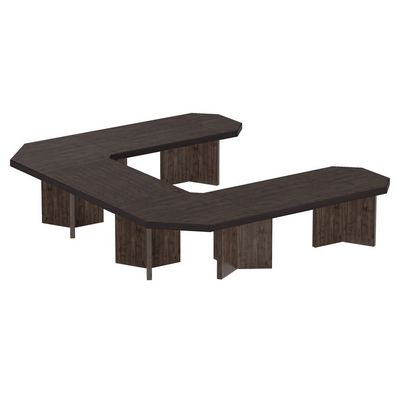 Bern System-05-04 (Дуб апрельский) Система столов переговоров 5