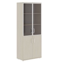 Бонн BON30250008 (Дуб феррара) Шкаф для бумаг со стеклом