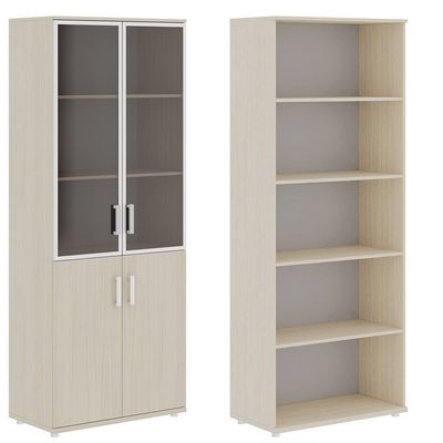 Бонн BON30250008 (Дуб феррара) Шкаф для бумаг со стеклом