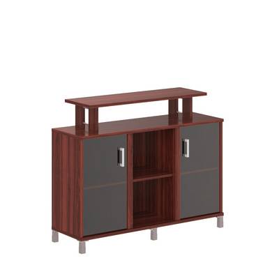 Born K-6 (Бургунди) Шкаф низкий, с надставкой