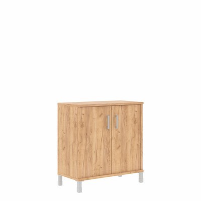 Born B-410.2 (Дуб бофорд) Шкаф низкий с глухими малыми дверьми