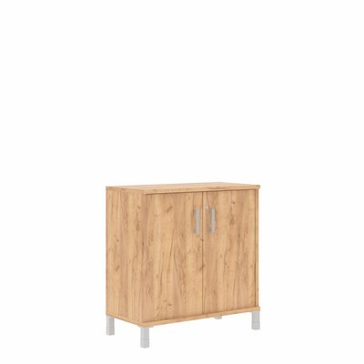 Born B-410.3 (Дуб бофорд) Шкаф низкий с замком в глухих малых дверях