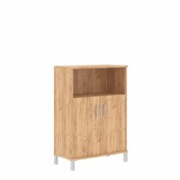 Born B-420.3 (Дуб бофорд) Шкаф средний с замком в глухих малых дверях