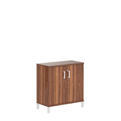 Born B-410.3 (Орех даллас) Шкаф низкий с замком в глухих малых дверях
