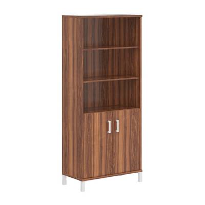 Born B-430.2 (Орех даллас) Шкаф высокий с глухими малыми дверьми