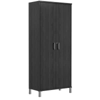 B-430.7 (Венге магия) Шкаф высокий с замком в глухих дверях