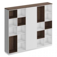 Bravo СИ 304 ДГ БП БП Шкаф комбинированный (открытый - одежда узкий - открытый)