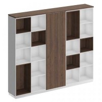 Bravo СИ 304 ДГ БП ДГ Шкаф комбинированный (открытый - одежда узкий - открытый)