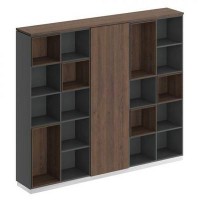 Bravo СИ 304 ДГ АР ДГ Шкаф комбинированный (открытый - одежда узкий - открытый)