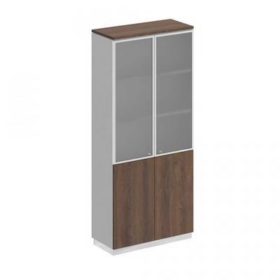 Bravo СИ 308 ДГ БП ДГ/ХР Шкаф для документов со стеклянными дверьми