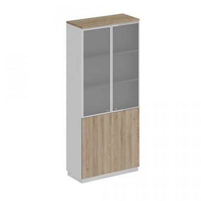 Bravo СИ 308 ДС БП ДС/ХР Шкаф для документов со стеклянными дверьми