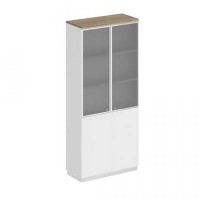 Bravo СИ 308 ДС БП БП/ХР Шкаф для документов со стеклянными дверьми