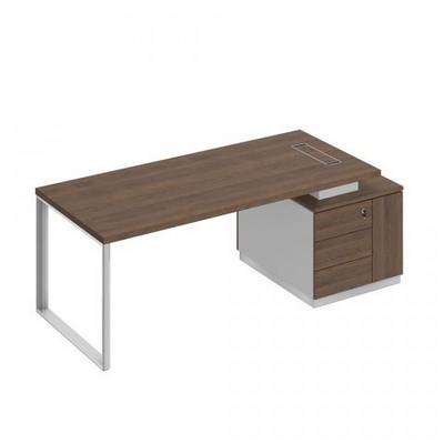 Bravo БР 106 ДГ БП ДГ Стол руководителя на опорной тумбе (левый/правый)