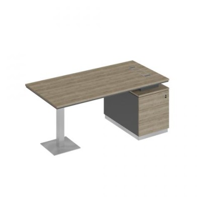 City СИ 103 ДС АР ДС Стол руководителя на опорной тумбе (левый/правый)