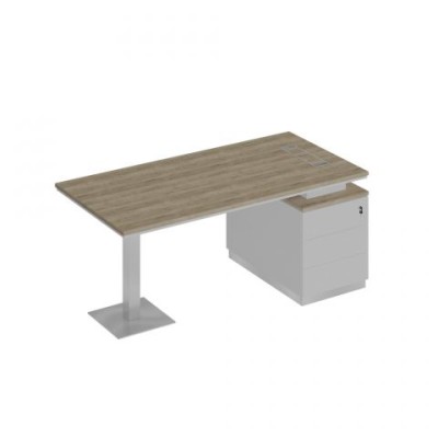 City СИ 103 ДС БП БП Стол руководителя на опорной тумбе (левый/правый)