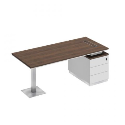 City СИ 104 ДГ БП БП Стол руководителя на опорной тумбе (левый/правый)