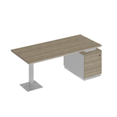 City СИ 104 ДС БП ДС Стол руководителя на опорной тумбе (левый/правый)