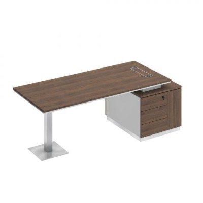 City СИ 106 ДГ БП ДГ Стол на опорной тумбе (левый/правый)