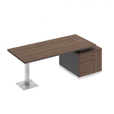 City СИ 106 ДГ АР ДГ Стол на опорной тумбе (левый/правый)