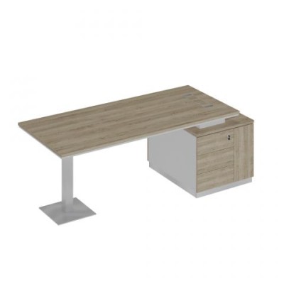 City СИ 106 ДС БП ДС Стол на опорной тумбе (левый/правый)