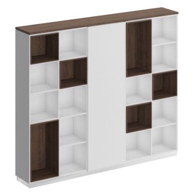 City СИ 304 ДГ БП БП Шкаф комбинированный (открытый - одежда узкий - открытый)