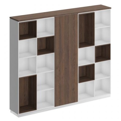 City СИ 304 ДГ БП ДГ Шкаф комбинированный (открытый - одежда узкий - открытый)