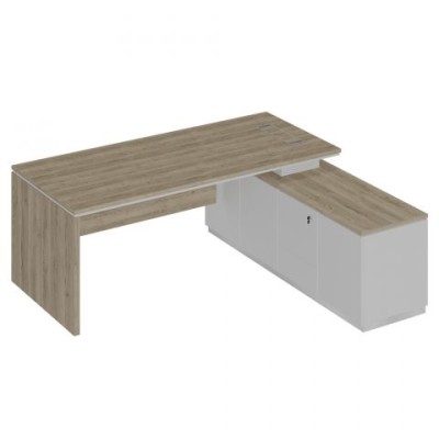 City СИ 108 ДС БП БП Стол руководителя (опора ДСП) на опорной тумбе (левый/правый)