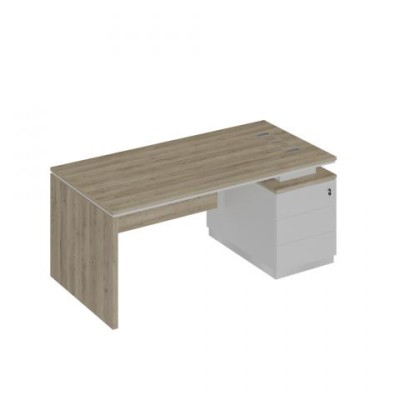 City СИ 109 ДС БП БП Стол руководителя (опора ДСП) на опорной тумбе (левый/правый)