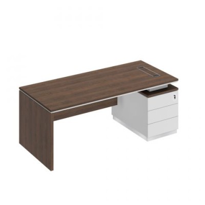 City СИ 110 ДГ БП БП Стол руководителя (опора ДСП) на опорной тумбе (левый/правый)