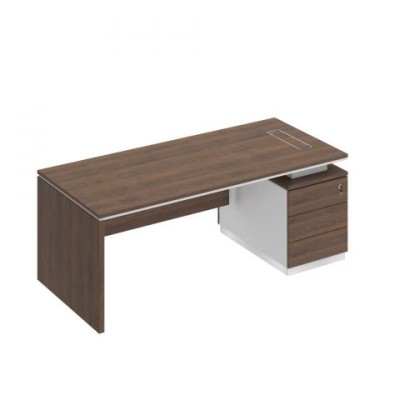 City СИ 110 ДГ БП ДГ Стол руководителя (опора ДСП) на опорной тумбе (левый/правый)